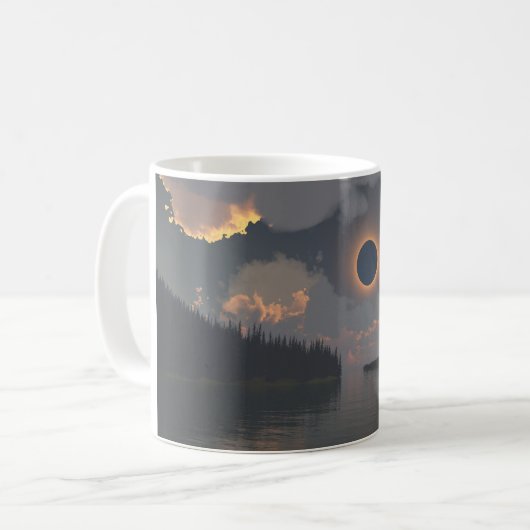 11oz mug with "Eclipse" image (Devant gauche)