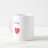 11oz. mug with German quote (Devant gauche)