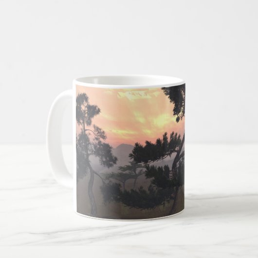 11oz mug with "Lazing on the Savanna" image (Devant gauche)
