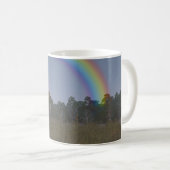 11oz mug with "Rainbow on the Meadow" image (Devant droit)