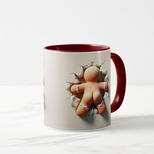 11oz peperkoek wrap Mok (Voorkant rechts)