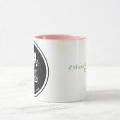 11oz roze/groen mok (Midden)