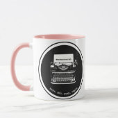 11oz roze/groen mok (Links)