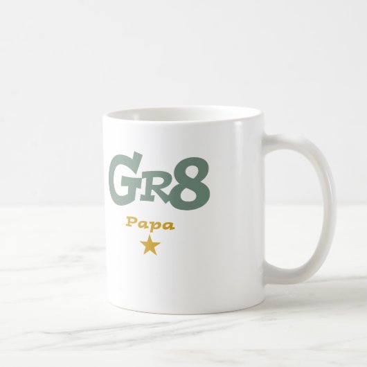 11oz. Tasse blanche pour le papa (Droite)