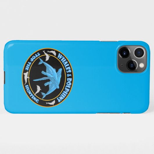 11Pro Max Coque iphone baleines et dauphins (Dos Horizontal)