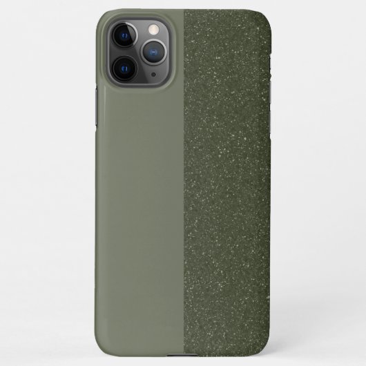 11Pro Max Coque iphone de fractionnement de texture verte de (Dos)