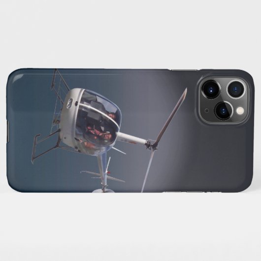 11Pro Max Coque iphone d'hélicoptère Coques de smartphone d' (Dos Horizontal)