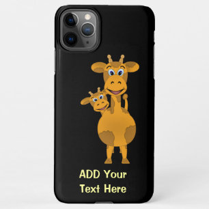 11Pro Max Coque iphone Personnaliser Giraffes