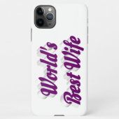 11Pro Max Femme avec coque iphone de texte violet (Dos)