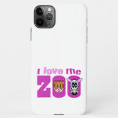 11Pro Max J'aime le coque iphone Zoo (Dos)