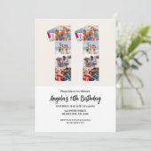 11th Birthday Invitation - Number 11 (Debout devant)