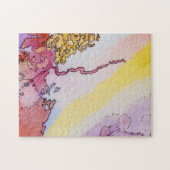 11x14 abstracte puzzel met design (Horizontaal)