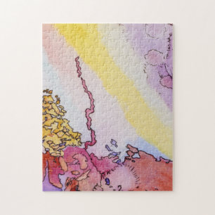 11x14 abstracte puzzel met design