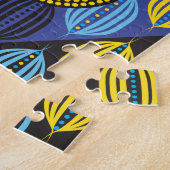 11x14 Abstracte tribale puzzel voor kleurenblinde (Zijkant)