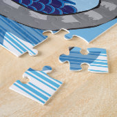 11x14 Cat & Goldfish Puzzle pour les aveugles de c (Côté)