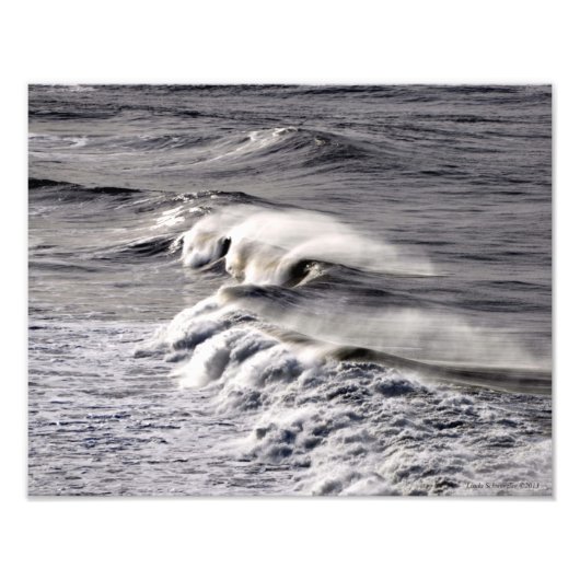 11x14 De kracht van golven! Foto Afdruk (Voorkant)