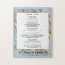 11x14-inch 252-inch Nicene Creed Christelijk Praye