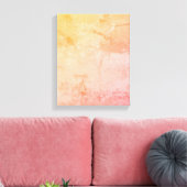 11x14-inch perzikkleurig, roze, geel Abstract mode Canvas Afdruk (Insitu (Woonkamer))