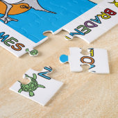 11x14 jigzaag Puzzle Legpuzzel (Zijkant)