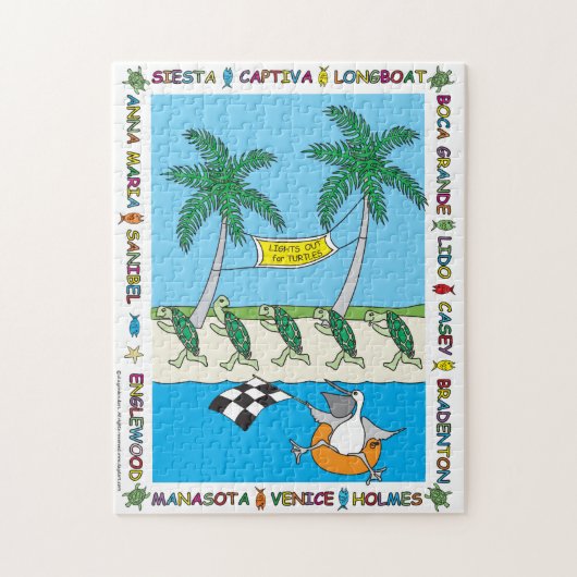 11x14 jigzaag Puzzle Legpuzzel (Verticaal)