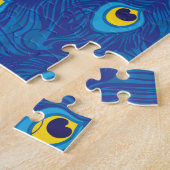 11x14 Joli puzzle Peacock pour les personnes aveug (Côté)