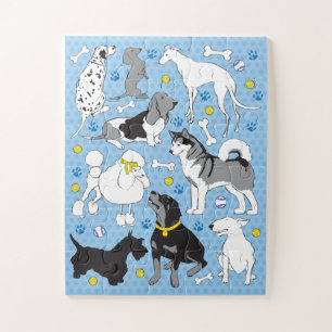 11x14 Kids Dog Puzzle pour enfants aveugles
