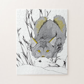 11x14 Lynx en Hare puzzel voor kleurenblinden