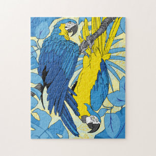 11x14 Parrot Puzzle for Colorblind People Legpuzzel