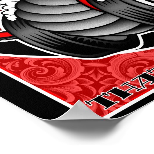 11x14 Red Canvas Poster (Hoek)