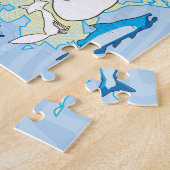 11x14 US Animals Puzzle pour les aveugles de coule (Côté)