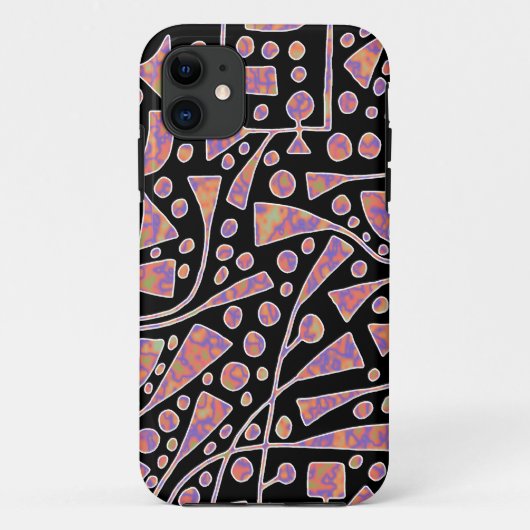 120112 v2 op zwart Case-Mate iPhone case (Achterkant)