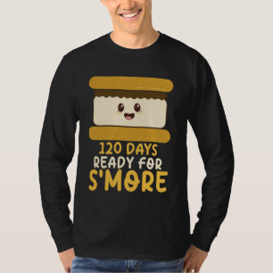 120 dagen klaar voor S'More Schattig Kawaii 120ste T-shirt