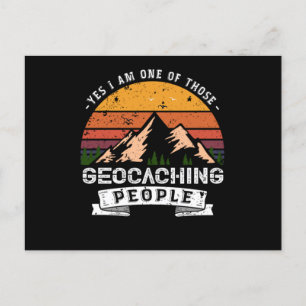 120.Ja, ik ben een van die Geocaching Mensen Aankondigingskaart