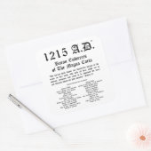 1215 A.D.™ La Grande Charte Article 61 Stickers (Enveloppe)