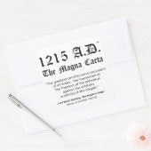 1215 A.D.™ Stickers Citation Magna Carta (Enveloppe)
