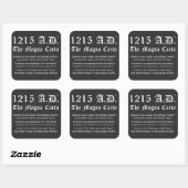 1215 A.D.™ Stickers de common law Magna Carta (Feuille)