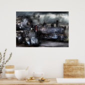 1218 - Wachten op vertrek Poster (Keuken)