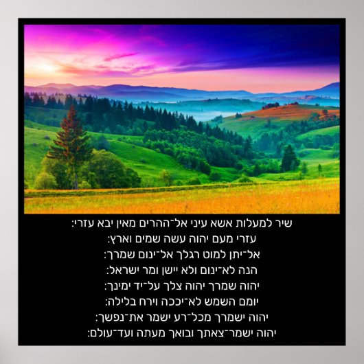 121 מ מ ו ר Poster (Voorkant)