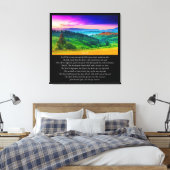 121 psalm canvas afdruk (Insitu (Slaapkamer))