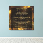 121 psalm canvas afdruk (Insitu (Houten vloer))