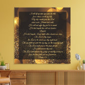 121 psalm canvas afdruk (Insitu (Woonkamer))