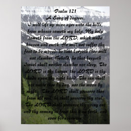 121 psalm poster