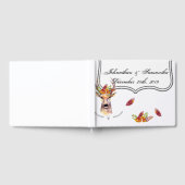 122 Page Mariage Livre d'or Boho deer Buck Head Br (Complet)