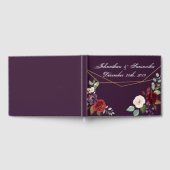 122 Page Mariage Livre d'or Plum violet Rose or (Complet)