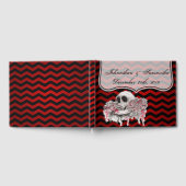 122 pagina bruiloft gastenboek schedel Roos gothic (Volledig)