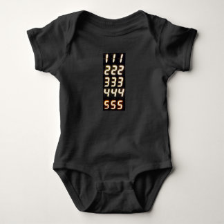 12345 baby bodysuit