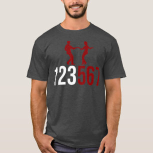 123 567 Salsa Lover Latijns-Salsa Dance T-shirt