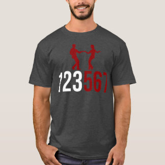123 567 Salsa Lover Latijns-Salsa Dance T-shirt