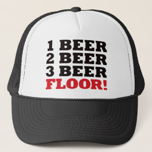 123 Biervloer - Rood Trucker Pet
