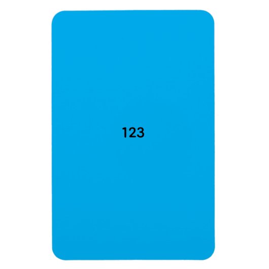 123 MAGNEET (Verticaal)